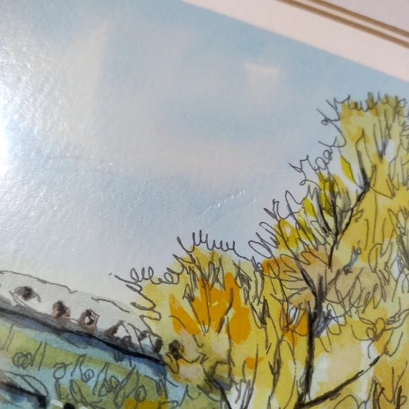 Paris Avenue des Champs-Élysées Watercolor Print Pierre Eugene Cambier - Picture 8 of 10